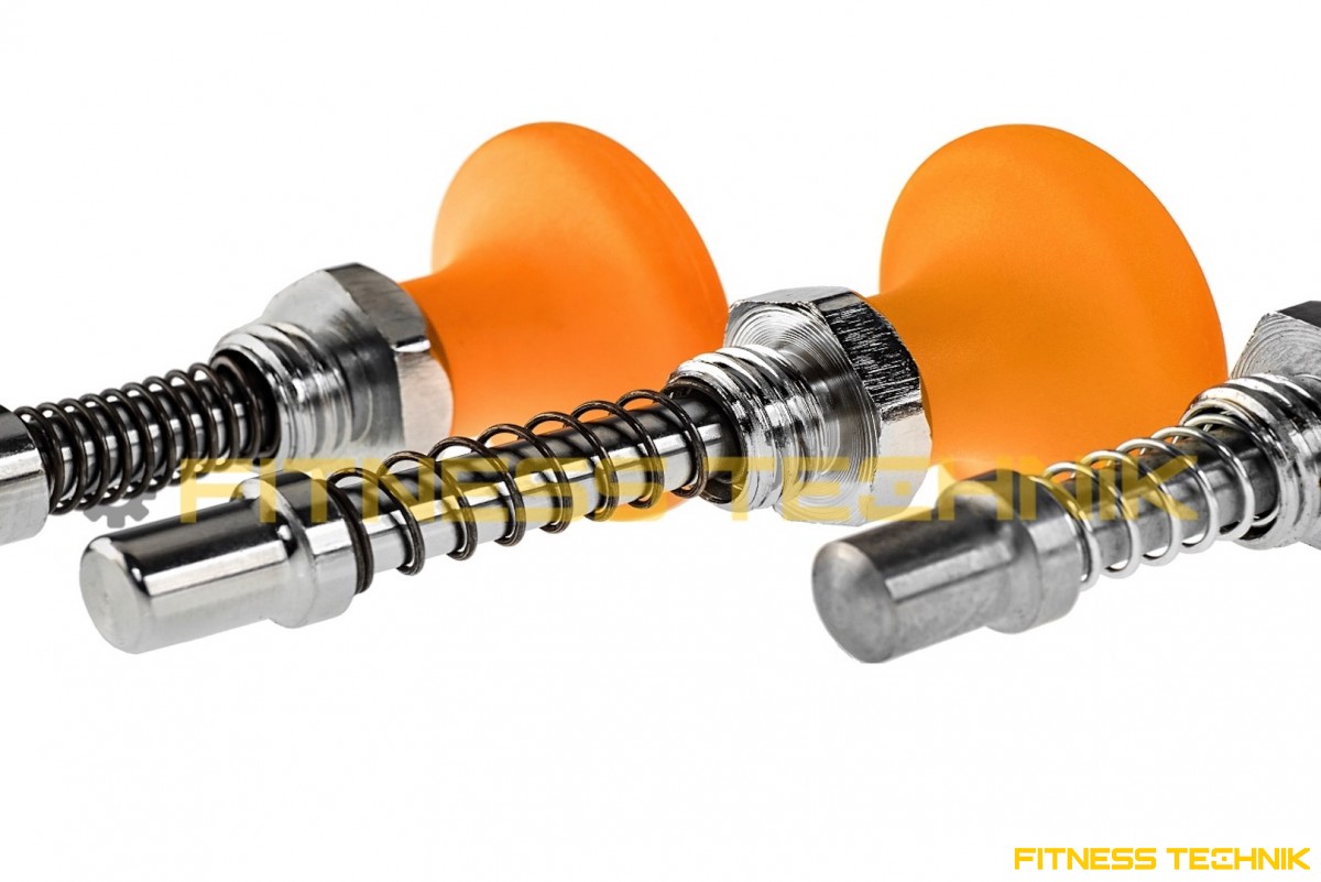 Locking pull pins used in Matrix Fitness equipment