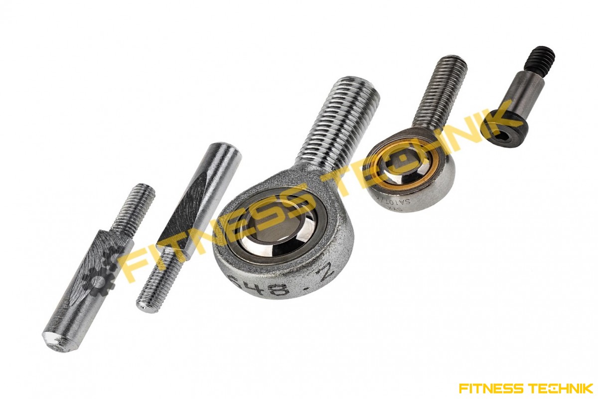 Steel joints, screws for fitness equipment